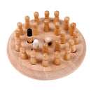 Kids Kids Wooden Memory Match Stick Chess Game - Educational Intelli