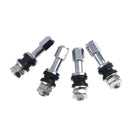 4pcs Car Auto Stainless Steel Clamp-in Tubeless Tyre Tire Wheel Valves Newly