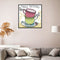 Teacup Cross Stitch Kit 14CT Stamp Embroidery DIY Needlework (J356 15x14cm)
