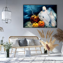 Halloween ghost 50x40cm Oil Paint By Numbers Picture DIY