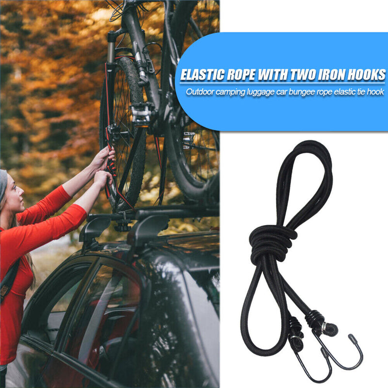 1.2m Outdoor Camping Hiking Bungee Rope Elastic Luggage Tent Kayak Boat Cord