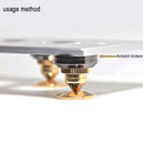 4pcs Speaker Spikes Stand CD Subwoofer Amplifier Turntable Isolation Feet Newly