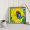 Diamond Painting Partial Special Drill Sunflower butterfly Picture of Rhin