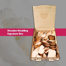 Wedding Signature Hearts Drop Box Rustic Sweet Guestbook Decor (JM01633) Newly