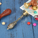 Retro Wax Sealing Stamp Alloy Handle Grip Wedding Post Stamping Decor (A) Newly