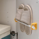 2pcs Adhesive Shower Curtain Rod Bracket Nail-Free Towel Pole Holder Supports
