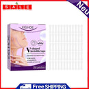 60pcs V-Shaped Tighten Chin Lifting Adhesive Tape Invisible Facial Line Stickers