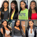 High Temperature Line Full Wig Straight Wig Long Straight Hair Women's Wig
