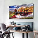 Diamond Embroidery Drawing Train Rhinestone Craft Full Drill Diamond Painting