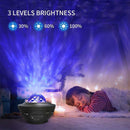 LED Galaxy Star Moon Cloud Projectors Night Light Starry Oceans Wave Lamp Remote