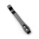 1PCS Gray Titanium Deep Carry Pocket Clip & Screw Set For Folder