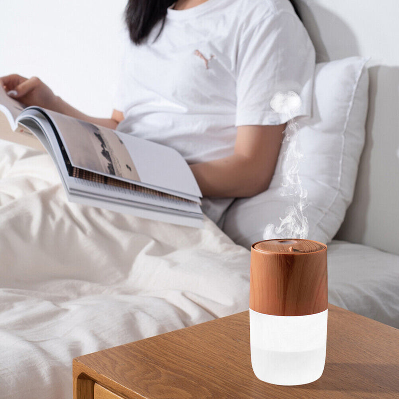 Ultrasonic Air Humidifier LED Lights Portable Mist Maker Sprayer Aroma Diffuser