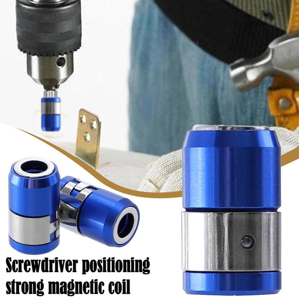 1Pcs Strong-Magnetic Screwdriver Drill Bits Heads Magnetizer Ring For 6.35mm He`