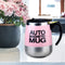 Stainless Steel Self Stirring Mug Auto Electric Coffee Mixing Cup (Pink)