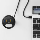 ORICO Desktop Grommet USB 3.0 HUB Type-A Type-C Audio Dongle Splitter Adapter