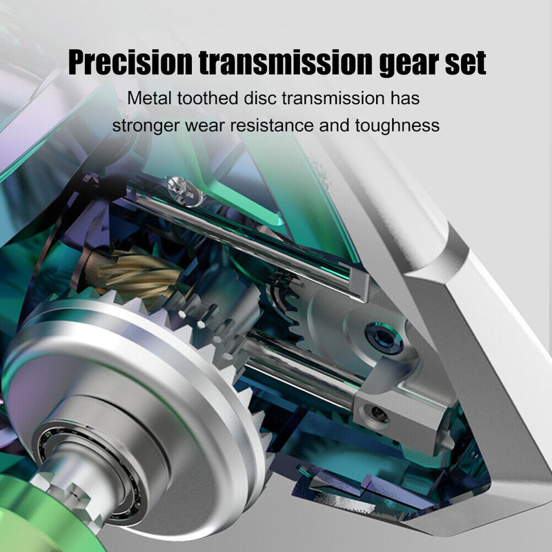 #A Right/Left Hand Interchangeable Fishing Reel 5.2/1 Speed Ratio Spinning Wheel