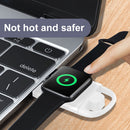 Practical Smart Watch Magnetic Induction Charger for Watch Series 7 6 5 4 White