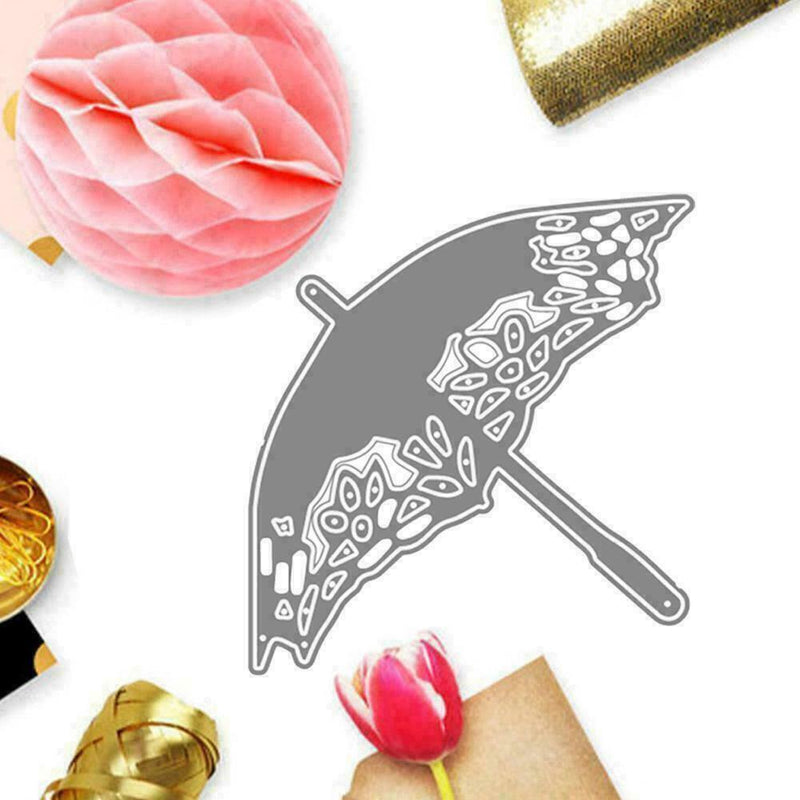 Umbrella Metal Cutting Dies Die Cut Stencil Embossing Photo K5J6 F9U7
