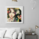 5D Diamond Painting Flower Bird Girl DIY Full Drill Round Rhinestone Home Decor
