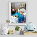 Character Diamond Painting Kit Full Round Drill Wall Hanging 30x40cm for Be
