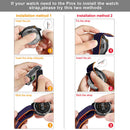 Nylon Loop Strap for Garmin Fenix 7/6 Pro/5 Plus Watch Band (22mm Dark Blue