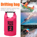 Waterproof Dry Bag Pack Sack Swimming Kayaking River Trekking (2L Pink) Newly