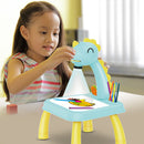 Dinosaur LED Projector Drawing Table Toys Kids Musical Projection DIY Paint Tool