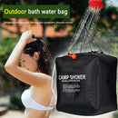 40l Bathing Bags Portable PVC Solar Shower Bag Hangable for Travel Hiking Picnic