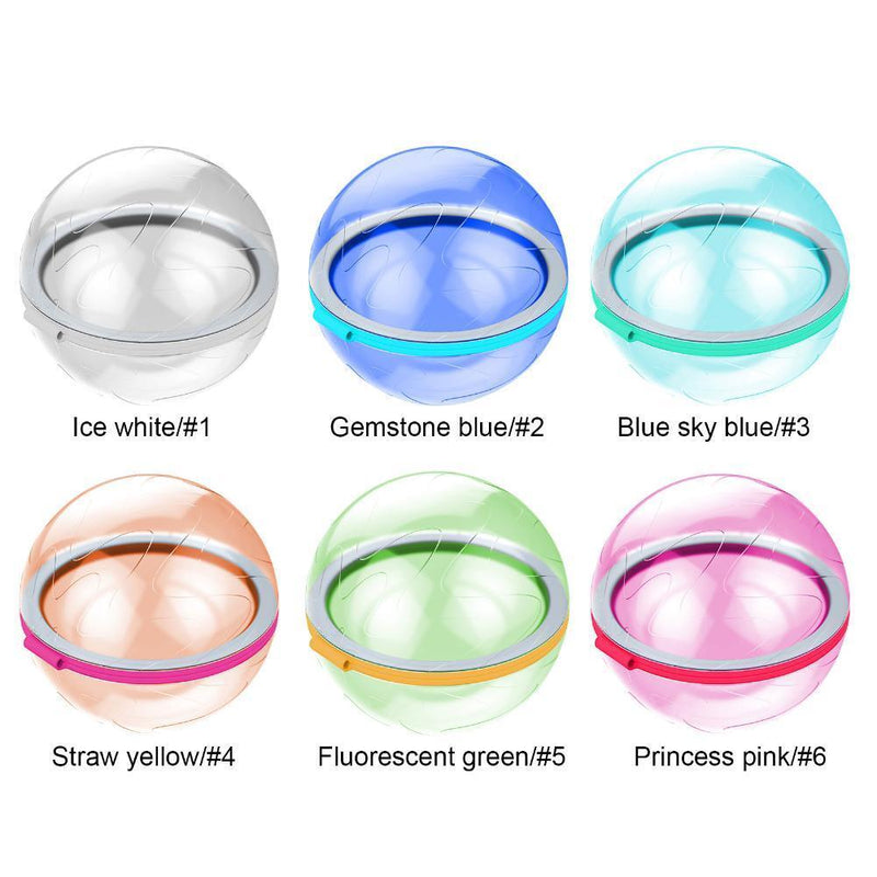 TDBEST Water Bombs Self-Closing,6pcs Quick Driver Water Bombs Rewearing