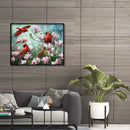 5D DIY Diamond Painting Flower Bird Full Round Drill Wall Picture Home Decor