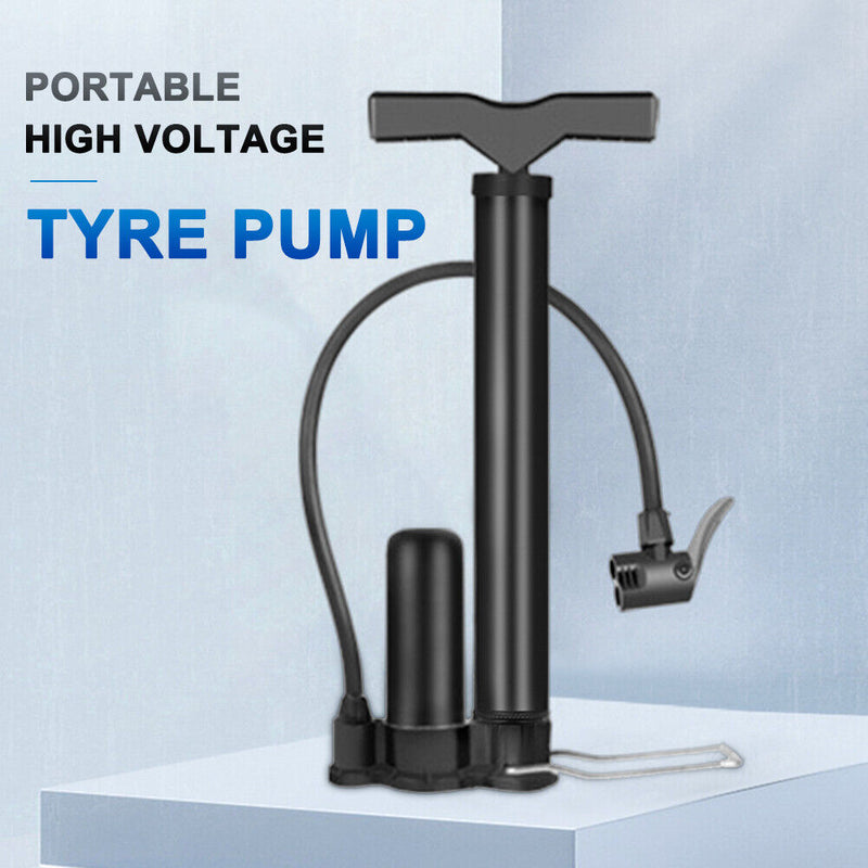 Hand Floor Pump Manual Bicycle Tire Air Pump for Schrader Presta Dunlop Valve