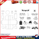 2pcs Metal Cutting Dies Stencil Stamps DIY Christmas Series Embossing (C) Newly