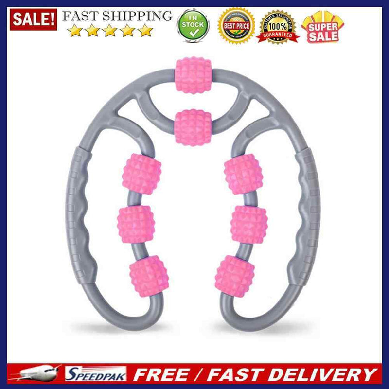 8 Wheels Body Massage Stick Muscle Massager Body Shaping Relaxation Roller Ring