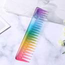 Anti-Static Rainbow Hair Comb Double Head Entangled Hair Styling Tool (6) Newly