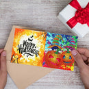 4pcs 5D DIY Diamond Painting Special-shaped Birthday Festival Hallween Kids Card