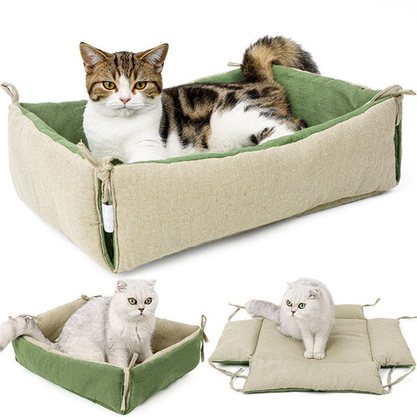 Washable Mattress Cushion Dog/Cat Blanket Pad Mat Pet Deep Sleep Cotton Bed