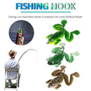 5.5cm Frog Soft Bait with Hook Freshwater Artificial Fishing Lures (3pcs) Newly