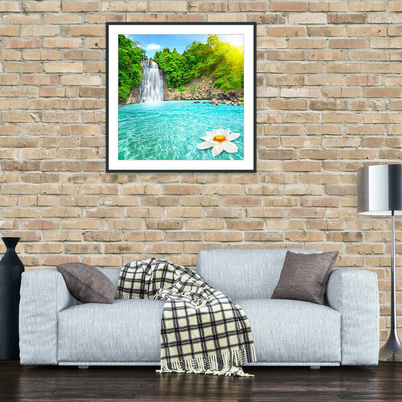 5D DIY Diamond Painting Waterfalls Full Drill Embroidery Cross Stitch Picture