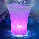 5L Beer Ice Bucket LED Plastic Bar KTV Party Ice Bucket Barware (Color) Newly