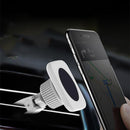 Universal Magnetic Car Air Vent Mobile Phone Holder Sucker Bracket (White)