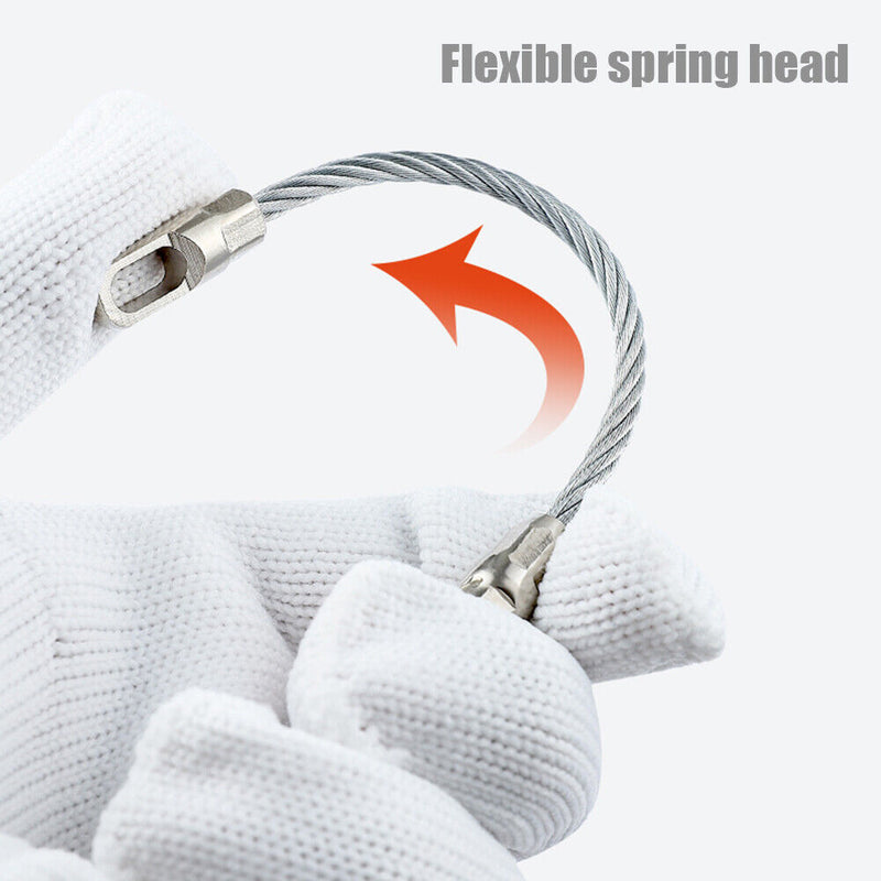 Electric Cable Puller Guide Device Fish Tape Reel Conduit Ducting Rodder Pulling