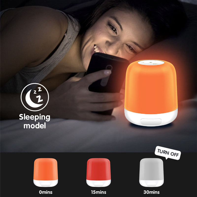 Night Lights, 7 Colors Change, Stepless Dimming, Bedside Lamp for Kids Bedrooms