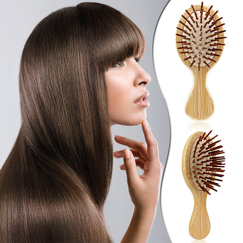 Wooden Cushion Airbag Comb Anti-static Hair Loss Scalp Massage Hair Brush Newly