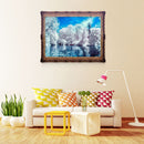 Snow Lake 5D DIY Diamond Painting Cross Stitch Embroidery Home Decor Craft