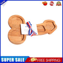 Wooden Serving Tray Special Shaped Ornament Appetizer Snack Dish Plate (L)