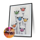 Diamond Painting ostrich Full Round Rhinestone Wall