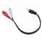 Stereo Male Jack To 2 RCA Female Plug Adapter Headphone N5J4 Cord 3.5mm W2T7
