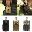 Outdoor Army Bag Cell Phone Belt Loop Hook Case Pouch Holster (Black)
