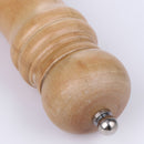 6in Wooden Salt Spice Sauce Corn Shaker Pepper Mill Grinder Kitchen Tool