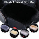 Universal Car Winter Warm Fur Plush Armrest Box Cover Mat Soft Furry Pad Cushio#